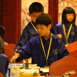 魏亦博同学在第九届全国少儿现场书画总决赛中获奖