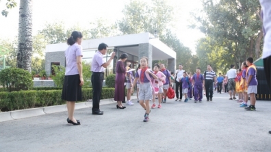 清华附小2013-2014学年度第一学期开学典礼隆重举行