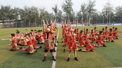 清华附小2013-2014学年军训展示上的古代小士兵
