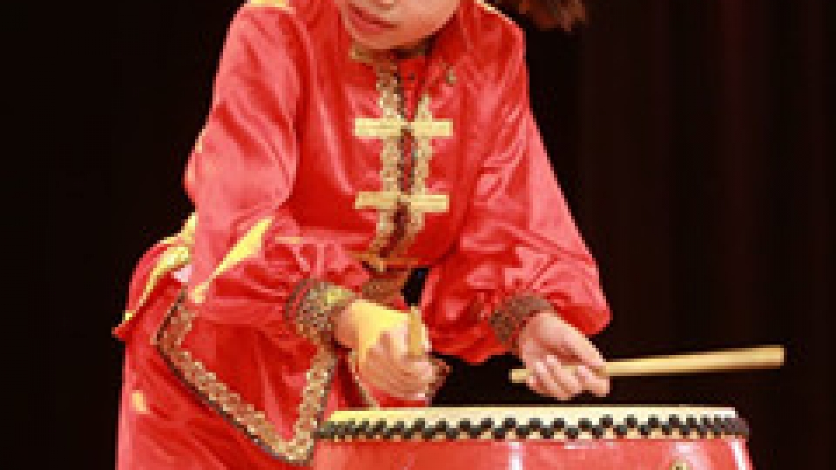 我校金帆民乐团参加海淀区第十届文化节闭幕式演出