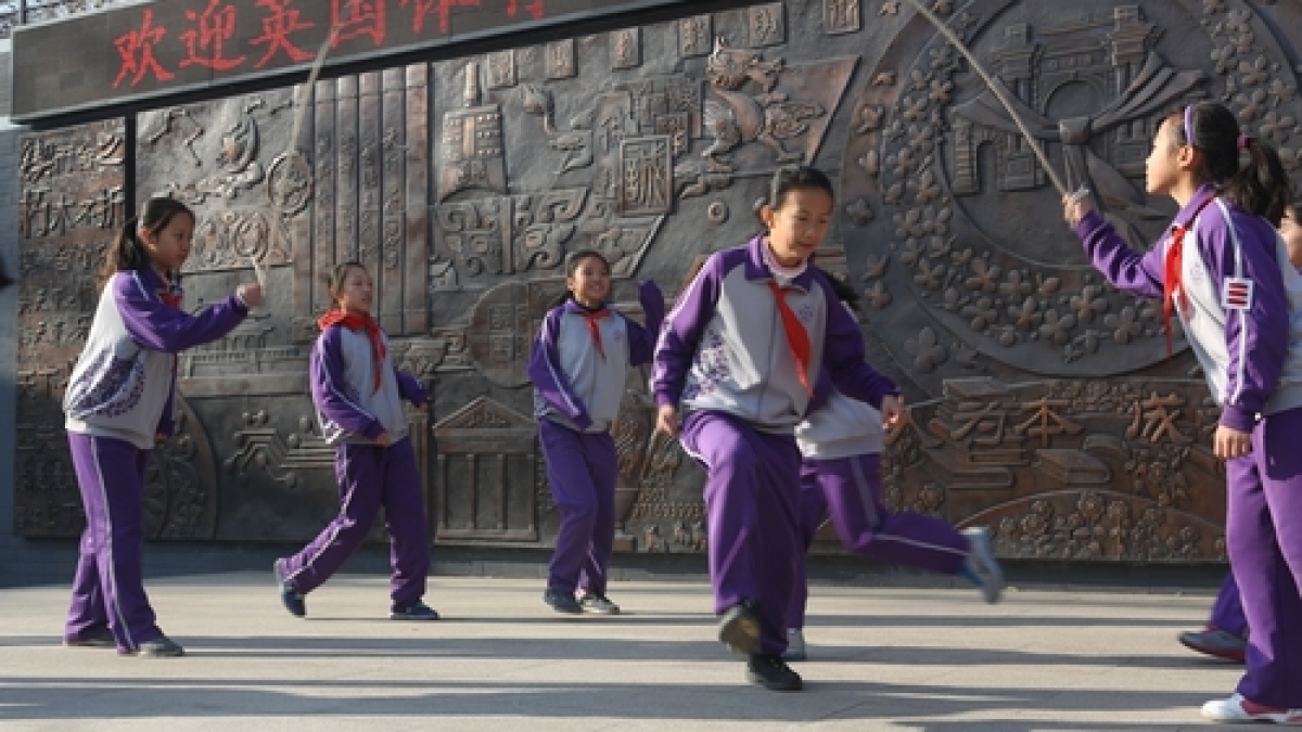 2013年清华附小阳光体育节启动仪式