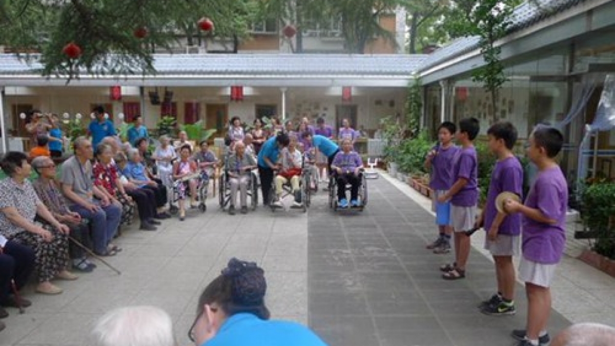 我校作为唯一小学代表参加中国志愿服务国际交流大会