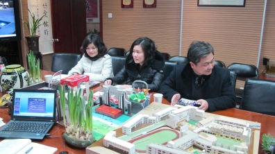 溧阳市实验小学领导到我校参观考察高度评价“1+X课程”