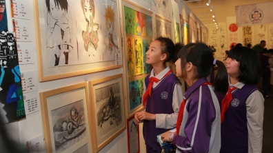【搜狐网】清华附小艺术的童年书画展——办儿童自己的画展