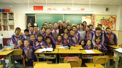 世界著名人类学家麦克法兰到访清华附小