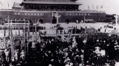 我们代表成志学校参加开国大典——全国强